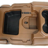 19-23 Dodge Ram 1500 Center Console Jump Seat Storage & Cupholder BR - BIGGSMOTORING.COM