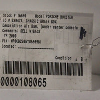 2000-2003 PORSCHE BOXTER AIR BAG CONTROL MODULE 996.618.219.01 - BIGGSMOTORING.COM