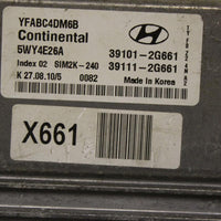 2011-2013 Hyundai Sonata Computer Engine Brain Control Module 39101-2G661