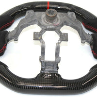 2009-2016 Nissan GTR Customize Carbon Fiber Steering Wheel  FLAT BOTTOM R35