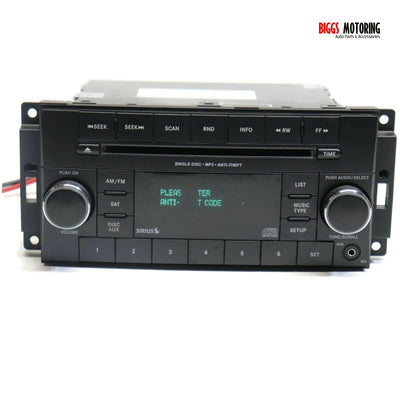 2011-2013 Jeep Dodge Chrysler Res Radio Stereo Single Disc Cd Player P05091163AB