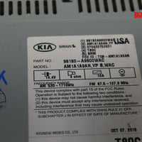 2015-2017 Kia Sedona Radio Stereo Cd Player 96180-A9800WAC