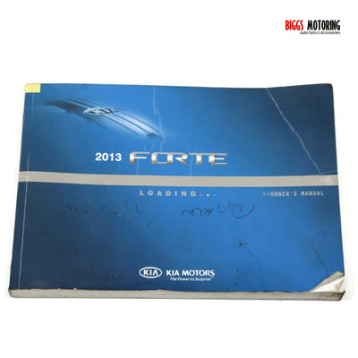 2013 Kia Forte Owners Manual