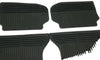 2011-2016 BMW 5 Series All Weather Front & Rear Rubber Floor Mat Black