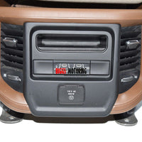 19-23 Dodge Ram 1500 Center Console Jump Seat Storage & Cupholder BROWN / TAN - BIGGSMOTORING.COM