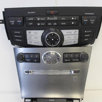 2006-2007 Infiniti M35 M45 Climate Control Radio Cd Player Panel Faceplate - BIGGSMOTORING.COM