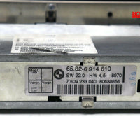 2000-2006 BMW X5 Radio Information DSP Display Unit 65.82-6 914 610 - BIGGSMOTORING.COM