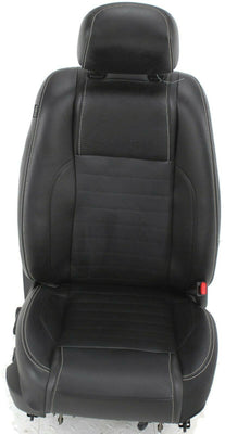 2011-2014 Ford Mustang Front Passenger  Side Seat Leather Black powered bag