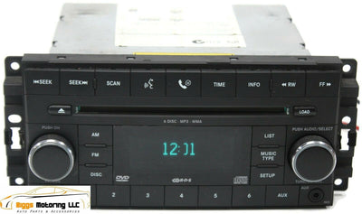 2008-2010 Chrysler Dodge Jeep Radio Stereo Cd Player 05064921AG