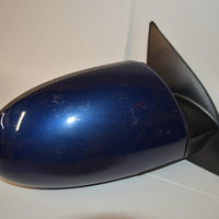 2007- 2010 HYUNDAI ACCENT PASSENGER RIGHT SIDE POWER DOOR MIRROR BLUE