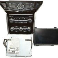 13-16 Nissan Pathfinder Radio CD Player  Display Screen  (3 Pieces) 25915-1JA1B - BIGGSMOTORING.COM