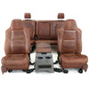 2008-2010 Ford F250 King Ranch Front & Rear Seat Set W/ Center Console -will fit 99-10 Superduty