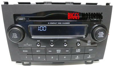 2007-2011 Honda CR-V Radio Stereo 6 Disc Changer Cd Player 39100-SWA-A004