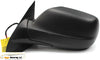 2005-2010 Jeep Grand Cherokee Driver Left Side Power Door Mirror Black 3 - BIGGSMOTORING.COM