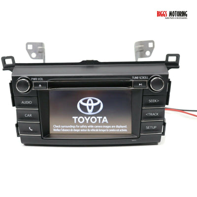 2014-2018 Toyota Rav4 100573 Radio Stereo Cd Player Display Screen 86140-42110