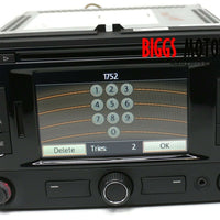 2009-2017 VW Tiguan Navigation 1752 Radio Cd Player Display Screen 1Q0 035 274 B