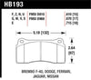 Hawk Ceramic Front + Rear Brake Pads Fits 09+ Nissan R35 GT-R GTR VR38DETT
