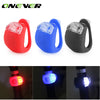 Bicycle LED Light Waterproof Head Front Rear Wheel Flash Lamp 3 Mode Silicone