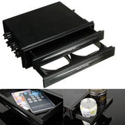 Newest Universal Car Auto Plastic Double Din Radio Kit For Pocket Drink-Cup Holder & Storage Box