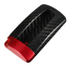 Real Aluminum Base Carbon Fiber Red Remote Key Fob Case Shell Cover For Nissan For Infiniti GTR