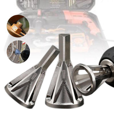 1PC Deburring External Chamfer Tool Stainless Steel Remove Burr Tools for Chuck Drill Bit Multifunction Hand Tools - BIGGSMOTORING.COM