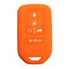 Silicone 5 Buttons Keyless Smart Key Case Cover Keys Fob for Honda for Civic for Accord for Pilot 2015 2016 2017