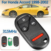 2 PCS  315MHz  Remote Key Fob Case Shell with Battery - BIGGSMOTORING.COM