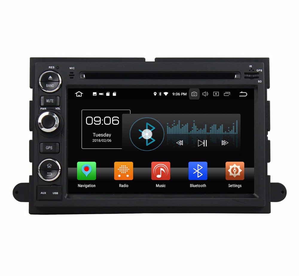 Android 8.0 Octa Core 7" Car DVD Multimedia GPS for Ford Fusion Explorer F150 Edge Expedition 4GB RAM Radio Bluetooth USB WIFI