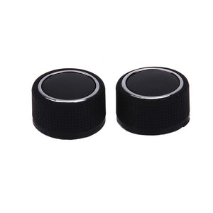 2Pcs/pack Premium Silicone Audio Radio Rear Control Knobs Air Conditioning Button for Chevrolet GMC Car-styling Accessories