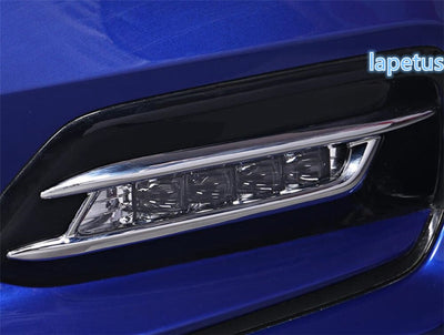 Lapetus For Honda Accord 2018 ABS Bright Style Front Fog Light Foglight Lamp Decoration Stickers Cover Trim 2 Pcs / Set