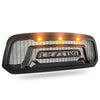 Grille ABS Honeycomb Bumper Grill Mesh Rebel Style For 13-18 Dodge Ram 1500 US