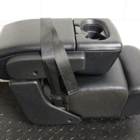 04-08 Ford F 150 Black Leather Console Jump Seat F150 Lariat 2007 4 Cup Holders  - BIGGSMOTORING.COM