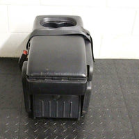 04-08 Ford F 150 Black Leather Console Jump Seat F150 Lariat 2007 4 Cup Holders  - BIGGSMOTORING.COM